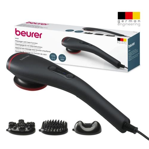 Масажор Beurer MG 24 Massager with heat function; Soothing and relaxing vibration massage;3 massage attachments;2 intensity levels;2 pre-set programs
