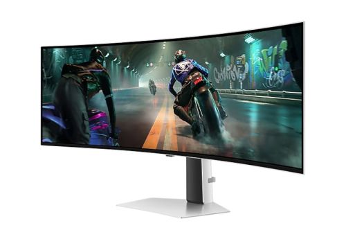Монитор Samsung LS49DG910, 49" Odyssey G9 GAMING, Curved OLED, 1800R, 144Hz, Smart. 32:9, 5120 x 1440, Display Port , HDMI,Micro HDMI, USB Hub, Silver