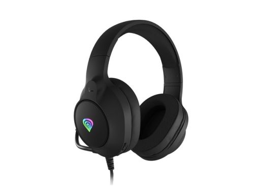 Слушалки Genesis Headset Neon 213 With Microphone RGB Illumination Black