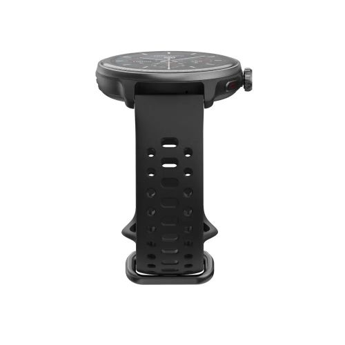 Часовник HiFuture Vela Black, 1.43" AMOLED , GPS +Compass + Altimeter, 466*466, Support Local Music(100M Space), Support AI Coach for Training, Powered by Dual Core, Bluetooth Call, 5ATM Waterproof,  24/7 True Heart Rate & Blood, Oxygen Sensor, Up to 10da