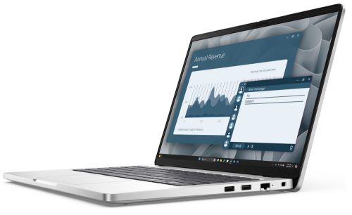 Лаптоп Dell Pro 14 PC14255, AMD Ryzen AI 5 PRO 340 (22 MB cache, 6cores, up to 4.8 GHz, 50 TOPS NPU), 14" FHD+(1920x1200) IPS, 300nits AG, 16 GB: 1 x 16 GB, DDR5, 5600 MT/s, 512 GB SSD, AMD Radeon 840M graphics, FHD HDR IR Cam and Mic, Wi-Fi 6E, FPR, Back