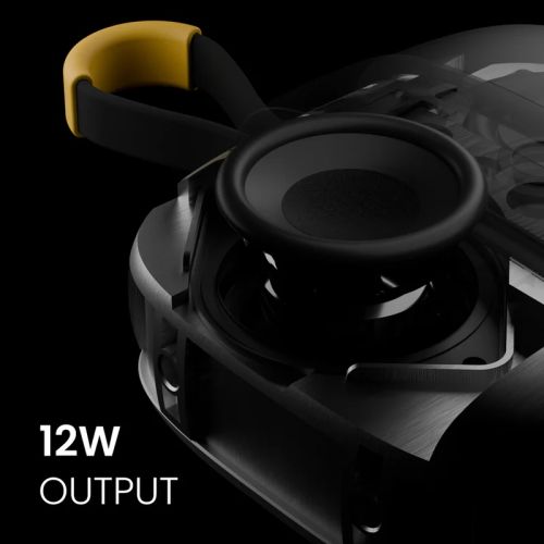 Тонколони HiFuture LINO S Black, Bluetooth 5.4, IPX7 Waterproof, 12W Output, Pair to Play (TWS Mode), Up to 10 Hours Playtime, Support Auracast (Up to 100 units pair), Built-in Powerful DSP with DynaBoost Technology