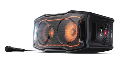 Тонколони Sharp Speakers PS-931, Xparty SING Party  2x6.5" speaker drivers + 2x2" tweeters, max 180 W, 13h play time by built in battery, Splashproof (IPX4), True wireless Stereo, 3.5mm Aux-in and USB MP3 playback with charging, BT 5.3