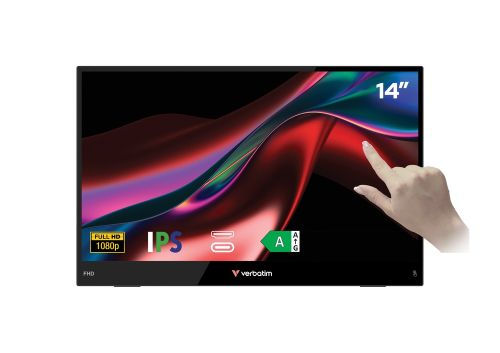 Монитор Verbatim Portable 14" FHD Touch Monitor LIGHT