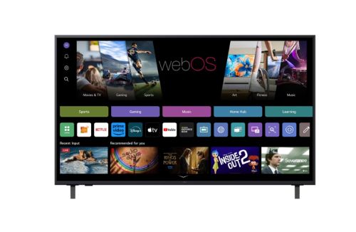 Телевизор LG 55UA74003LB, 55" 4K UltraHD TV 4K (3840x2160), DVB-T2/C/S2, webOS 25 Smart, ThinQ AI, Alpha 7 AI Processor, WiFi, HDR10 pro, HLG, ALLM/HGiG, 4K Upscaling, AI Sound pro, Multiple View, HDMI eARC, LAN, USB, Bluetooth, Google Cast, 2 Pole Stand,