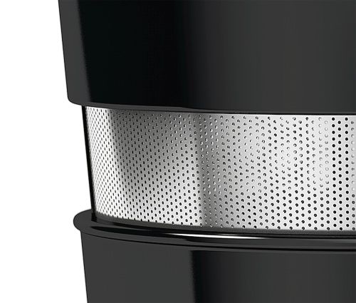 Сокоизстисквачка Bosch MESM500W, Slow juicer VitaExtract 150 W, 55 rpm, 1 speed + reverse function, tritan screw, MixControl lever, juice container 1 l, pulp container 1,3l, 2 filters (fine, coarse), white / black