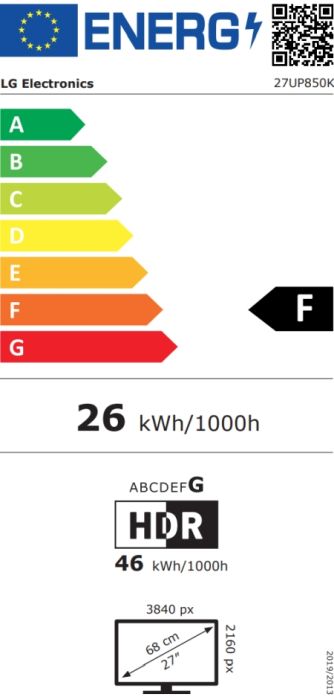 Монитор LG 27UP850K-W, 27" UltraFine UHD, IPS 4K , 5ms, 1200:1, 400cd/m2, 3840 x 2160, DCI-P3 95%, HDR 400, HDMI, USB-C, PD- 96 W, DisplayPort, Reader mode, Dynamic Action Sync, Tilt, Height (Range), Swivel, Speacers 2x5W, LG Switch, Black