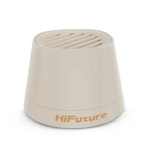 Тонколони HiFuture Mega S Latte, Bluetooth 5.4, MagSafe, 5W Output, Built-in MIC support Handsfree, Pair to Play (TWS Mode), Up to 10 Hours Playtime, Wireless Charge (7.5W-15W), Phone Holder
