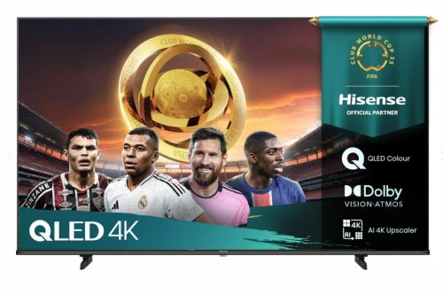 Телевизор Hisense 50" E7Q, 4K Ultra HD 3840x2160, QLED, Quantum Dot, HDR 10+, HLG, Dolby Vision, DTS Virtual X, Smart TV, WiFi, Light Sensor, BT, Anyview Cast, 3xHDMI, 2xUSB, LAN, CI+, DVB-T2/C/S2, Black