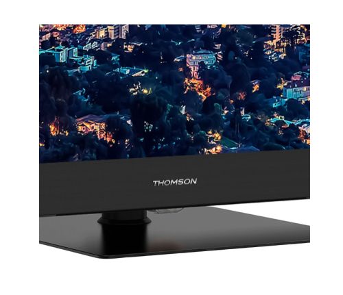 Телевизор Thomson Smart QLED Plus TV 65"; Google TV; 3840 x 2160 (4K UHD), QLED, 4000:1, 60 Hz, DVB-T/T2/C/S/S2, HDR10, Wi-Fi, Bluetooth, LAN, HDMI 2 (2.0) + 2 (2.1), USB 2 (2.0) + 1 (3.0),Built-in Front Speakers, Central Swivel Stand, Black
