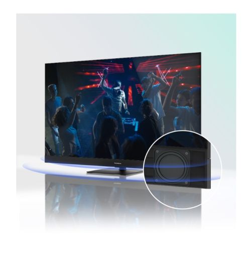 Телевизор Thomson Smart QLED Plus TV 65"; Google TV; 3840 x 2160 (4K UHD), QLED, 4000:1, 60 Hz, DVB-T/T2/C/S/S2, HDR10, Wi-Fi, Bluetooth, LAN, HDMI 2 (2.0) + 2 (2.1), USB 2 (2.0) + 1 (3.0),Built-in Front Speakers, Central Swivel Stand, Black