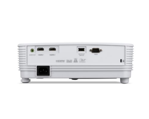Мултимедиен проектор Acer Projector H6542, DLP, 1080p (1920x1080), 4000 ANSI LUMENS, 13000:1, 2*HDMI, PC Audio (3.5mm mini jack), DC Out (5V/1.5A, USB Type A), USB (Type A), RS-232, Bluelight Shield, LumiSense, 1*3W, Bag, White 2.4 Kg