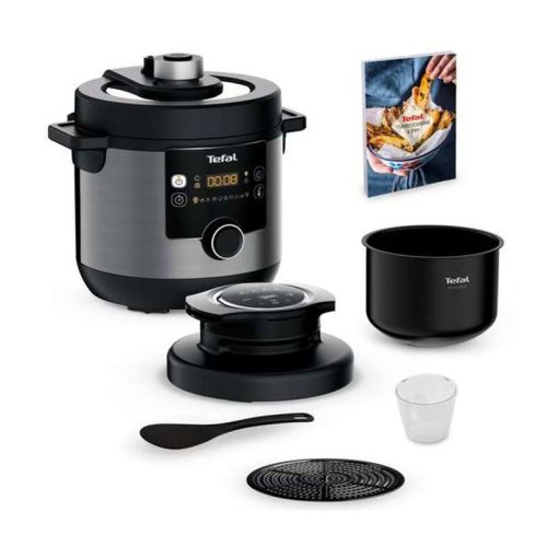 Мултикукър Tefal CY778830 Turbo Cuisine N'Fry 7,6L (Crispy Lid Included), 1200W, Epc, Automatic Prg (10+5Air Frying), Easy Steam Release