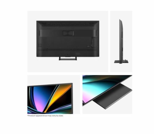 Телевизор Hisense 55"U7Q Pro, 4K Ultra HD 3840x2160, ULED, FALD, Quantum Dot, 165Hz, IPS, HDR 10+, HLG, Dolby Vision IQ, Dolby Atmos, Smart TV, WiFi 5GHz, WiFi Direct, BT, Anyview Cast,light sensor,Solar Powered Remote, 4xHDMI, 2xUSB, LAN, CI+, DVB-T2/C/S