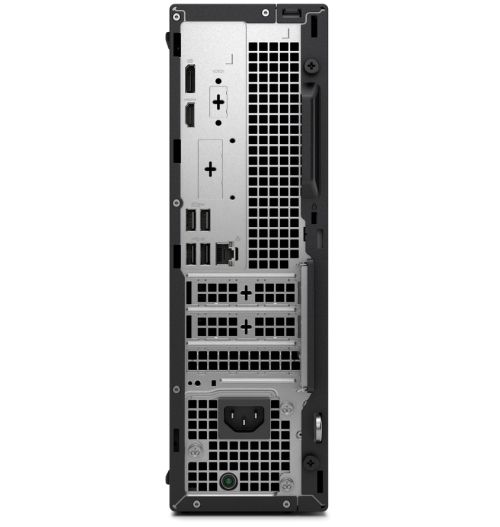 Настолен компютър Dell Pro Slim QCS1255, AMD Ryzen 7 8700G (16 TOPS NPU, 8 cores, up to 5.1GHz), 16 GB: 2 x 8 GB, DDR5, up to 4800 MT/s, 512GB SSD, Integrated Graphics, Wi-Fi 6, Bulgarian Keyboard&Mouse, 180W, Ubuntu, 3Y PS