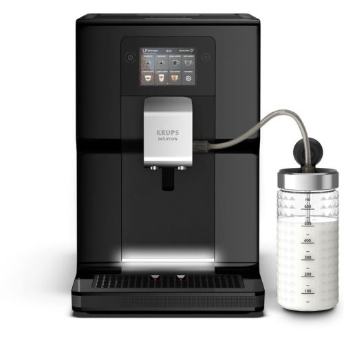 Кафеавтомат Krups EA873810, ESP intuition preference milk pot total, black