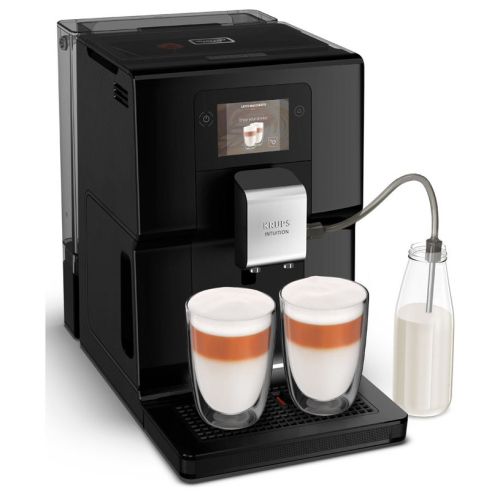 Кафеавтомат Krups EA873810, ESP intuition preference milk pot total, black