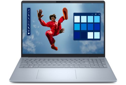 Лаптоп Dell 16 Plus DB16250, Intel Ultra 9 288V (48 TOPS NPU, 8 cores, up to 5.1 GHz), 16.0" 2.5K (2560x1600) WVA/IPS 300nits AG, 32 GB: LPDDR5x, 8533 MT/s (onb), 2TB M.2 SSD, Intel Arc, FHD Cam and Mic, Wi-Fi 7, Backlit Kb, Win11 Pro, Ice Blue, 3Y CI