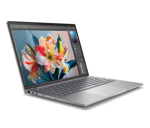 Лаптоп HP ZBook 8 G1i AI 14" Pike Silver, Ultra 7 255H(up to 5.1Ghz/24MB/16C), 14" 2.5K AG 400nits 120Hz, 32GB 6400Mhz 2DIMM, 1TB PCIe SSD, WiFi 7+BT 5.4, FPR, Smart Card Reader, NVIDIA RTX 500 Ada 4GB, Backlit Kbd, 8C Batt, Win 11 Pro, 3Y Offsite