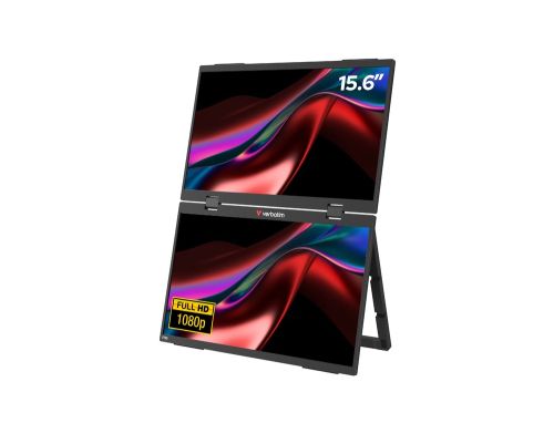 Монитор Verbatim Portable 15.6" Dual Monitor Essentials