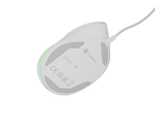 Мишка Natec Vertical Mouse Crake 2 Pro 12800DPI Optical White