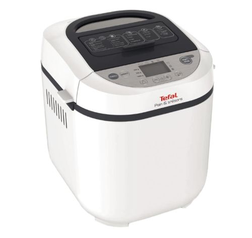 Хлебопекарна Tefal PF250135, Pain & Tresors 1KG BLC/GRI, 20 automatic programs, 610-700 W, white