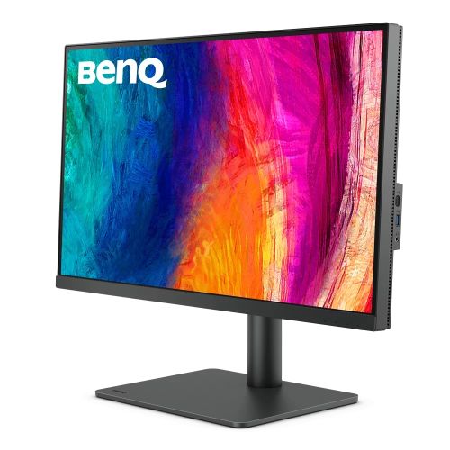 Монитор BenQ PD2705U, 27" IPS LED, 5ms,3840x2160 4K UHD, Designer Monitor, AQCOLOR, 100% sRGB, HDR10, B.I., LBL, KVM Switch, ICCsync, CAD/CAM, DualView, 1000:1, 300 cd/m2, HDMI, DP, USB Type-C(Power 65W, DP alt), Speak.2x2W, Height Adj., Swivel, Tilt, Gra