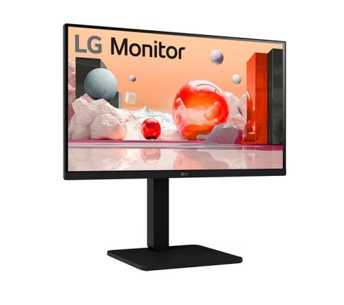 Монитор LG 24BA550-B, 23.8" IPS LED AG, 200cd/m2, Full HD 1920x1080, 100Hz, sRGB 95% , D-Sub, Display Port, HDMI, USB 5 Gbps, Speaker 2W x 2, Tilt, Height, Swivel, Pivot, Reader Mode, LG Switch app, Black