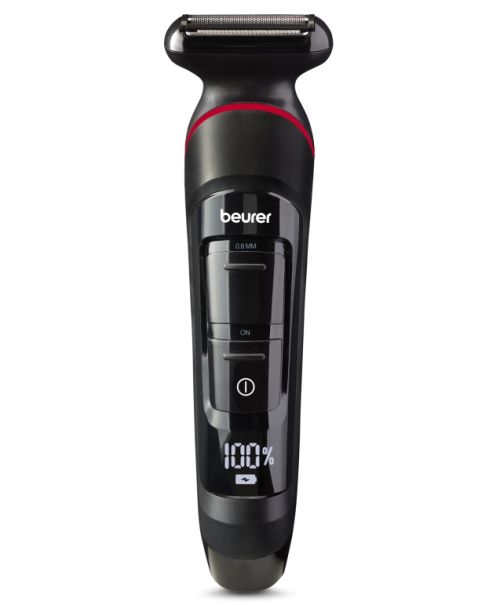 Машинка за подстригване Beurer MN9X body groomer, 11 attachments with 16 cutting lengths for trimming and shaving on the entire body, Waterproof (IPX7),  Quick-charge function, LED display, Incl. practical hard case