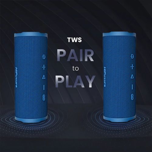 Тонколони HiFuture Ripple Blue, 2-Way Speaker System, 20W*1+10W*1, IPX7 Waterproof, Up to 12 Hours Playtime, Bluetooth 5.3, Pair to Play (TWS Mode)