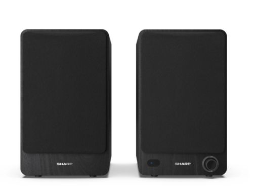 Аудио система Sharp Audio Systems CP-SS30(BK), Hifi Systems BOOKSHELF SPEAKERS 60W (2 x 30W) RMS 2, Bluetooth v5.0, USB playback, MP3 Audio decoder, RCA L/R In, 3.5mm Aux-in / line-in, Digital optical-in, Wooden speaker, Black