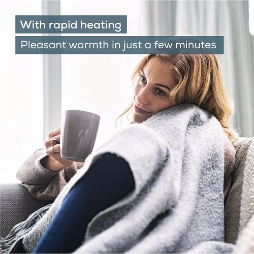 Термоподложка Beurer HK 43 Super Cosy heat pad with super soft surface;3 Illuminated temperature settings;Fast heating;Automatic switch off after 90 min;Cotton cover washable on 30°; BSS; 44(L)x33(W)