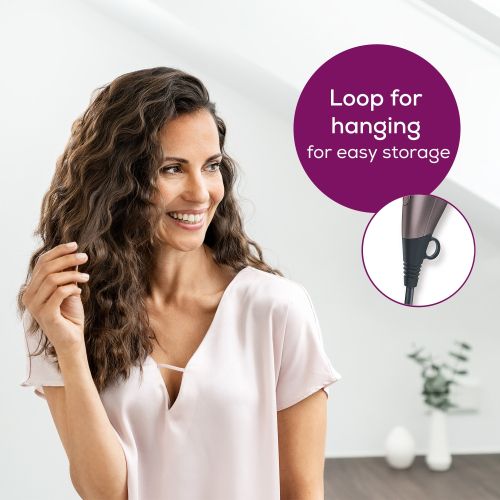 Сешоар Beurer HC 17 Hair dryer, 1 300 W, ergonomic folding handle, 2 heat settings, 2 blower settings, slim professional nozzle, overheating protection