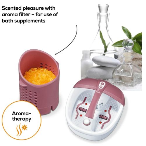 Масажор Beurer FB 35 Foot spa with aromatherapy, Foot spa with pedicure, temperature control, massage & magnetic field application; 3 attachments; 3 functions