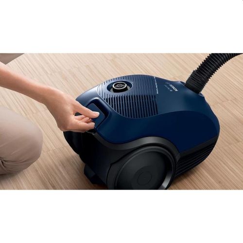 Прахосмукачка Bosch BGBS2BU1T, Vacuum cleaner with bag 3.5 l, Series 2, 850W, 80 dB(A), blue