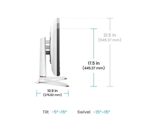 Монитор BenQ MOBIUZ EX271U, 27", 4K UHD, IPS, 1ms GtG, 165Hz, 120Hz for Console with eARC, Color Shuttle, FreeSync Premium, B.I.+ Gen2, HDRi and HDR400, Quickit, 1200:1, 95% P3, 400 nits, USB-C (DP alt. PD 65W),USB Hub, HDMI 2.1, DP, Height Adj. 100mm, Wh
