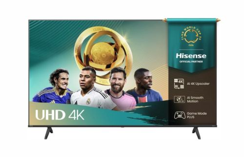 Телевизор Hisense 65" A6Q, 4K Ultra HD 3840x2160, DLED, DFA, Precision Colour, HDR 10+, HLG, Dolby Vision, DTS Virtual X, Smart TV, WiFi, BT, Light Sensor, Gaming Mode, 1xHDMI2 eArc, 3xHDMI, 2xUSB, LAN, CI+, DVB-T2/C/S2, Black