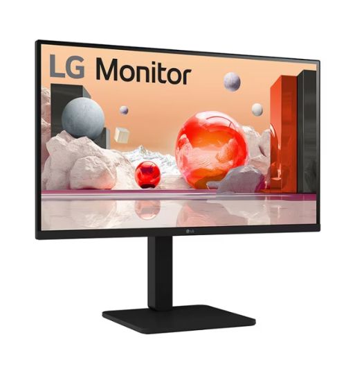 Монитор LG 27BA550-B, 27" IPS LED AG,  5ms GTG, 1300:1, 250cd/m2, Full HD 1920x1080, 100Hz, sRGB 99%, Usb Hub, D-Sub,  Display Port, HDMI, Speakers 2Wx2, Reader Mode, Tilt, Swivel, Height Adjustable, Pivot, LG Switch app, Headphone Out, Black