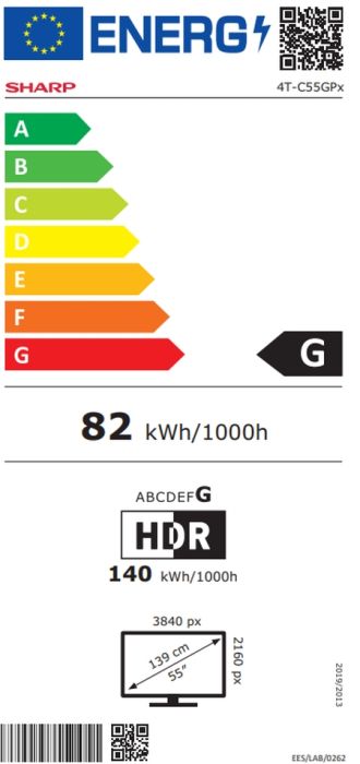 Телевизор Sharp 55GP6260E, 55" QLED Google TV, 4K Ultra HD 3840x2160 Frameless, AQUOS, DVB-T/T2/C/S/S2, Active Motion 1000, HDR10, Dolby Atmos, Dolby Vision, Google Assistant, Chromecast Built-in, HDMI 2.1 with eARC, 3.5mm Headphone jack / line-out, USB, 