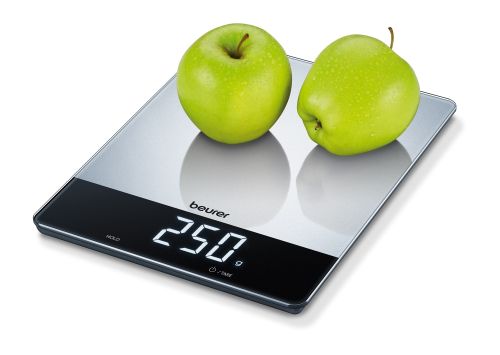 Везна Beurer KS 34 XL kitchen scale; Stainless steel weighing surface; Magic LED; 15 kg / 1 g
