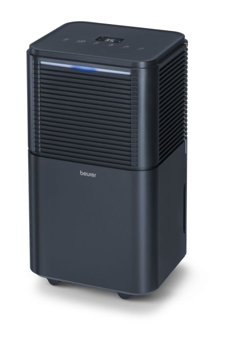Влагоабсорбатор Beurer LE 150 Air Dehumidifier, up to 12 litre/day; rooms  30 m2 (72 m3); Laundry drying function; Removable tank: 2.0 l; Automatic mode; Night mode; Timer;  2 fan levels; Environmentally friendly refrigerant R290