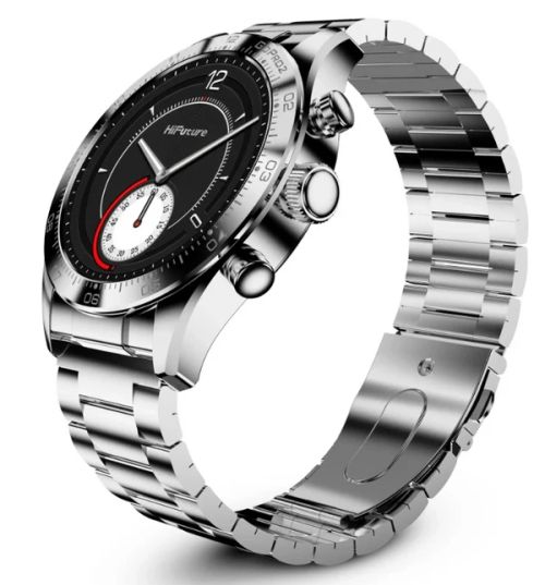 Часовник HiFuture Go pro 2 Silver, 1.32" AMOLED, 466*466, Powered by Dual Core & Syntra AI, Bluetooth Call, 1ATM Waterproof, Sixth Generation Health Sensor, Stainless Steel, Up to 10 days daily use