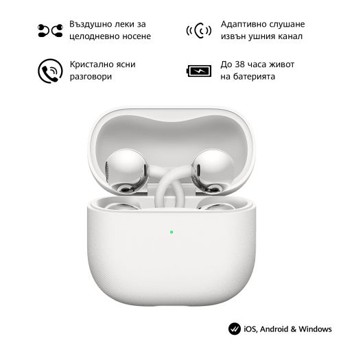 Слушалки Huawei FreeClip 2 Robin-T10 White