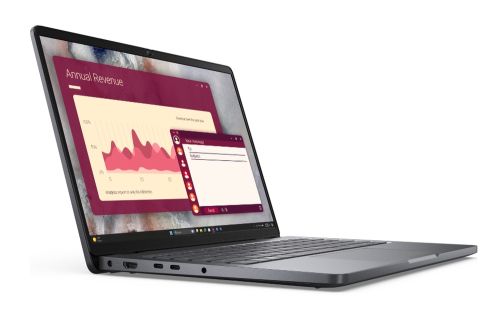 Лаптоп Dell Pro 14 PC14250, Intel Ultra 5 235U vPro (12 TOPS NPU, 12 cores, up to 4.9 GHz), 14" FHD+(1920x1200) 300nits AG, 16 GB: 1x16 GB, DDR5, 5600 MT/s, 512 GB SSD, Intel Graphics, FHD HDR IR Cam and Mic, Wi-Fi 6E, FPR, Backlit Kb, Win11 Pro, Platinum