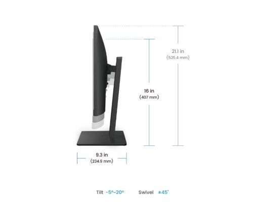 Монитор BenQ BL2786TC, 27" IPS, 1920x1080 FHD, AG, 100Hz, 5ms, 99% sRGB, B.I. Gen2, LBL, ePaper, Eye-CareU, Daisy Chain, Ergo Design, Coding mode, USB-C (DP alt. PD 65W), DP1.2, HDMI1.4, DP out (MST), Speaker 2Wx2, Height Adj. 130mm, VESA 100