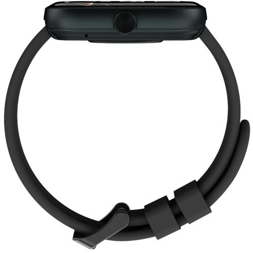 Часовник HiFuture Lume Black, 1.85 " IPS, Powered by Dual Core, Aerospace-Grade Ultra Light Aluminum Frame, Bluetooth Call, 3D User Interface, 1ATM Waterproof, 24/7 True Heart Rate & Blood Oxygen Sensor, 100+ Sports Mode, Up to 7 days daily use