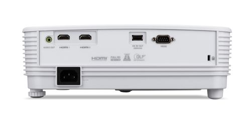 Мултимедиен проектор Acer Projector X1526, DLP, 1080p (1920x1080), 4000 ANSI Lm, 13 000:1, 3D ready, 2xHDMI, USB (Type A)x 1, RCA, RS232, PC Audio (3.5mm mini jack) x 1, DC Out (5V/1A), Lamp life up to 20 000h, Auto keystone, Speaker 1x3W, 2.4kg, White
