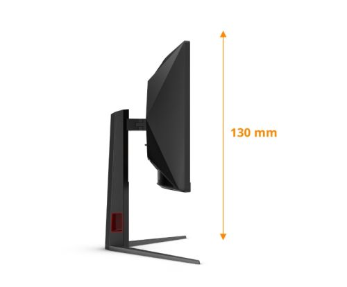 Монитор AOC CU34G4Z, 34" Curved 1500R, VA, WLED, 3440x1440@240Hz, 1ms GtG, 0.3ms MPRT, 450cd m/2, 2500:1, 80M:1 DCR, Adaptive Sync, FlickerFree, Low Blue Light, Tilt, Height Adjust, Pivot, Swivel, 2xHDMI, DP, USB hub