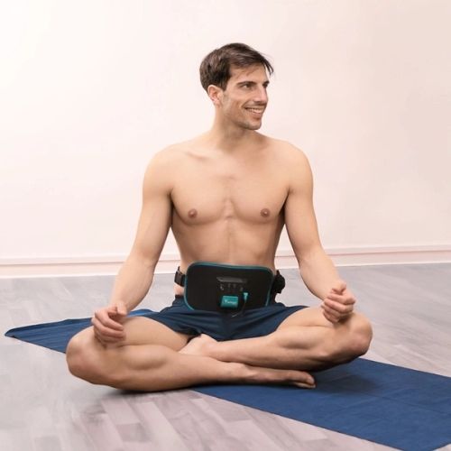 Масажор Beurer Antelope Corefit II,  2 in 1 EMS belt for core abdominal muscles and lower back muscles; Electrodes: 2x stomach, 2x back; 9 training programs; adjustable intensity /0-40/; abdominal circumferences of 75-130 cm
