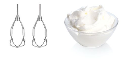 Миксер Bosch MFQ4020, Hand mixer, Styline, 450 W, with innovative FineCreamer stirrers, blender attachment, 5 speed settings, additional pulse/turbo setting, White -black